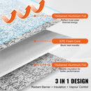 Double Reflective Insulation Roll Foam Core Radiant Barrier 120 x 48 Inch / 3 x 1.2M-2