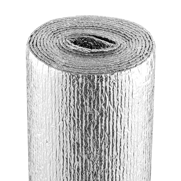 Double Reflective Insulation Roll Foam Core Radiant Barrier 120 x 48 Inch / 3 x 1.2M
