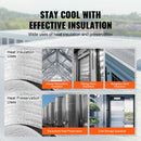 VEVOR Double Reflective Insulation Roll Foam Core Radiant Barrier 120 x 48 Inch / 3 x 1.2M-6