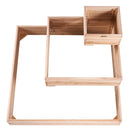 VEVOR Wooden Raised Garden Bed Planter Box 113 x 113 x 51 cm Flower Vegetable Herb-10