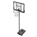 VEVOR Basketball Hoop, 4-10 ft Adjustable Height Portable Backboard System, 44 inch Basketball Hoop & Goal, Kids & Adults Basketball Set with Wheels, Stand, and Fillable Base, for Outdoor/Indoor-9