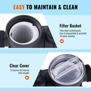 Sand Filter Above Ground with 285W Pool Pump 10,000 L/H Flow 6-Way Valve-5