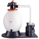 VEVOR Sand Filter Above Ground with 850W Pool Pump 18,000 L/H Flow 6-Way Valve-8