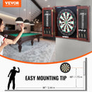 VEVOR Dartboard and Cabinet Set Official Size Complete Accessory Steel Tip Dart-7