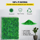 Artificial Boxwood Panels, 20 PCS 20\"x20\" Boxwood Hedge Wall Panels, PE Artificial Grass Backdrop Wall 1.6\", Privacy Hedge Screen for Decoration of Outdoor, Indoor, Garden, Fence, and Backyar-3