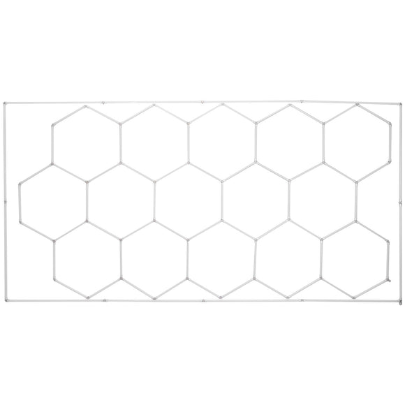 VEVOR Hexagon Garage Lights 66300LM 15 Grids Honeycomb LED Shop Ceiling Light