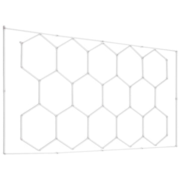 VEVOR Hexagon Garage Lights 86400LM 5 Grid Honeycomb LED Shop Ceiling Light