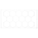 VEVOR Hexagon Garage Lights 86400LM 5 Grid Honeycomb LED Shop Ceiling Light-9