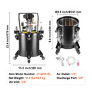 Spray Paint Pressure Pot Tank 10 L/2.5 gal Fully Automatic Stirring 70 psi-7