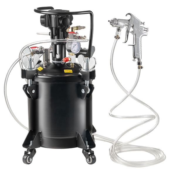 Spray Paint Pressure Pot Tank 10 L/2.5 gal Fully Automatic Stirring 70 psi