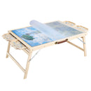 1500 Piece Puzzle Board with Folding Leg Portable Wooden Jigsaw 86x63cm-11