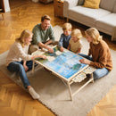 VEVOR 1500 Piece Puzzle Board with Folding Leg Portable Wooden Jigsaw 86x63cm-8