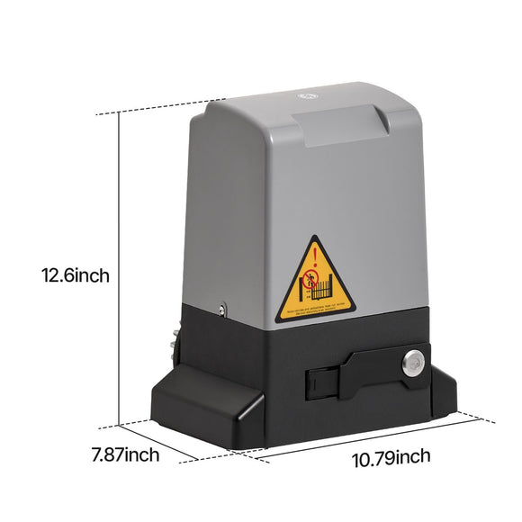 400W Electric Sliding Gate Opener 1000kg Chain Drive Infrared Sensor