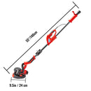 VEVOR Drywall Sander 750W Electric, Electric Sander Variable Speed 800-1750RPM, Drywall Sander Foldable Sheetrock Sander, with Telescope Handle ,Vacuum Bag Drywall Sanders 6 Sand Pads-8