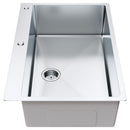 Kitchen Sink, 304 Stainless Steel Drop-In Sinks, Top Mount Single Bowl Basin with Accessories(Pack of 3), Household Dishwasher Sinks for Workstation, RV, Prep Kitchen, and Bar Sink, 33 inch-11