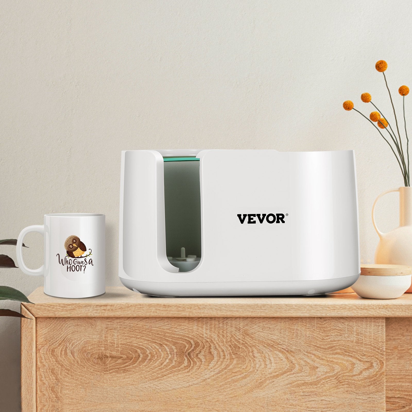 VEVOR Mug Press Machine Automatic Heat Press Sublimation Printing 11-15oz Cup