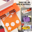 VEVOR Vinyl Cutter Machine, Bluetooth Connectivity DIY Cutting Machine, Compatible with iOS, Android, Windows and Mac, Massive Designs Included, for Creating Customized Cards, Home Decor-6