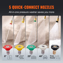 Gas Pressure Washer Gas Powered Washer 4400 PSI 4.0 GPM 390cc 5 Nozzles-4