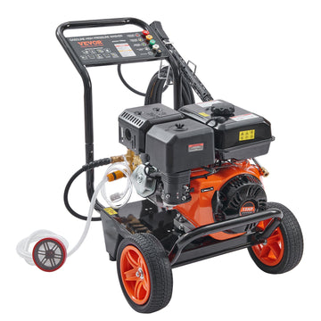 VEVOR Gas Pressure Washer Gas Powered Washer 4400 PSI 4.0 GPM 390cc 5 Nozzles