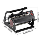 Tumbler Heat Press Machine 11-30oz Mug Press Sublimation Tumblers Black-8