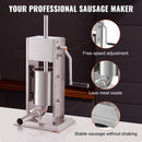 Sausage Stuffer 5LBS/3L Capacity Homemade Sausage Maker Stainless Steel-3