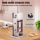 Sausage Stuffer 5LBS/3L Capacity Homemade Sausage Maker Stainless Steel-4