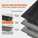 Shower Niche Ready for Tile 40.64 x 60.96 cm, 16 x 24 inch Double Shelf Organizer, Square Corners Wall-inserted Niche Recessed, Sealed Protection Modern Soap Storage Niche for Shower Bathroom, Black-2