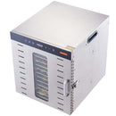 10 Trays Food Dehydrator Machine Stainless Steel 1000W Jerky Fruit Drying-11
