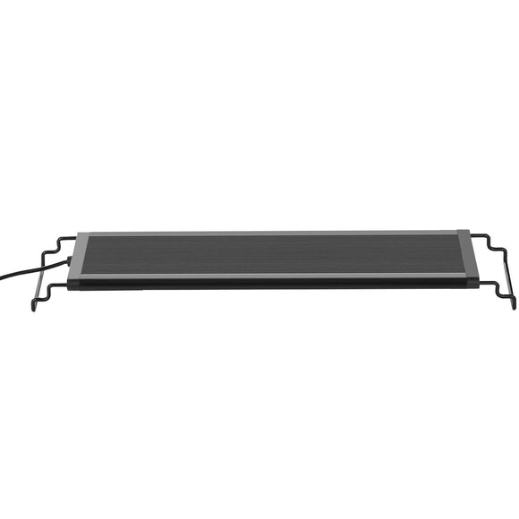 Aquarium Light, 14W Full Spectrum Fish Tank Light with 24/7 Natural Mode, Adjustable Timer & 5-Level Brightness, with Aluminum Alloy Shell Extendable Brackets for 12"-18" Freshwater Planted Tank