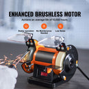 Jewelry Polisher, Bench Grinder Polishing & Buffing Machine, 3590RPM Bench Lathe Polisher with 1 Wool Wheel & 1 Abrasive Fiber Wheel & 1 Grinding Wheel & 100pcs Tools-2