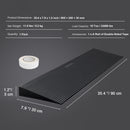 3 cm Rise Cuttable Threshold Ramp for Sweeping Robot, 90 cm Wide Natural Rubber Wheelchair Ramp, Non-Slip Solid Rubber Ramp with Double-Sided Tape for Doorways, Driveways, Bathroom, Smooth Tile-7