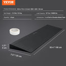VEVOR 3 cm Rise Cuttable Threshold Ramp for Sweeping Robot, 90 cm Wide Natural Rubber Wheelchair Ramp, Non-Slip Solid Rubber Ramp with Double-Sided Tape for Doorways, Driveways, Bathroom, Smooth Tile-7
