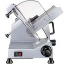 Commercial Meat Slicer, 240W Electric Deli Food Slicer, 10 inch Carbon Steel Blade Electric Food Slicer, 350-400RPM Meat Slicer, 0 - 0.47 inch Adjustable Thickness for Commercial and Home Use-10