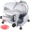 Commercial Meat Slicer, 240W Electric Deli Food Slicer, 10 inch Carbon Steel Blade Electric Food Slicer, 350-400RPM Meat Slicer, 0 - 0.47 inch Adjustable Thickness for Commercial and Home Use-12