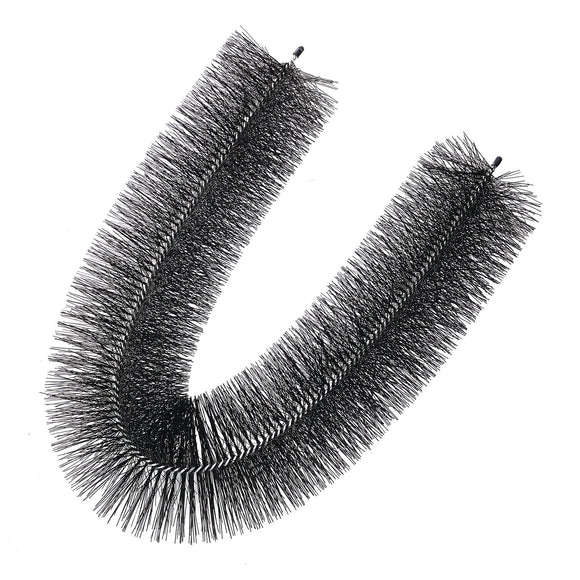 VEVOR Gutter Brush, 30 Feet Total Length 4.33 inch Diameter Gutter Cleaning Tools, Ground-Level Gutter Brush Leaf Guard for 5 Inch Gutters, Easily Clear roof Leaves and Debris, 10 Pack