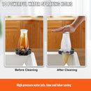 Glass Rinser, 10 Powerful Spraying Jets Rotating Cup Rinser for Sink, 304 Stainless Steel Faucet Cup Washer & Silicone Nonslip Pad for Baby Bottle, Glass Cup, Wine Glass (Matte Black Base)-2