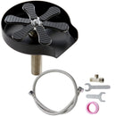 VEVOR Glass Rinser, 10 Powerful Spraying Jets Rotating Cup Rinser for Sink, 304 Stainless Steel Faucet Cup Washer & Silicone Nonslip Pad for Baby Bottle, Glass Cup, Wine Glass (Matte Black Base)-9