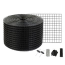 8in x 100ft Solar Panel Bird Guard Critter Guard Roll Kit 70pcs Fasteners-9