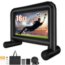 Inflatable Movie Screen, 16 FT Inflatable Projector Screen for Outside with Blower and Carrying Bag, Front/Rear Projection, Oxford Fabric Blow Up Screen for Outdoor Parties Backyard Movie Night-9