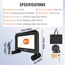 VEVOR Inflatable Movie Screen, 16 FT Inflatable Projector Screen for Outside with Blower and Carrying Bag, Front/Rear Projection, Oxford Fabric Blow Up Screen for Outdoor Parties Backyard Movie Night-7