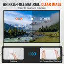 Projector Screen with Stand, 150 inch 16:9 4K 1080 HD Outdoor Movie Screen with Stand, Wrinkle-Free Projection Screen with Tripods and Carry Bag, for Home Theater Cinema Backyard Movie Night-3