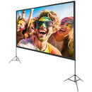 VEVOR Projector Screen with Stand, 150 inch 16:9 4K 1080 HD Outdoor Movie Screen with Stand, Wrinkle-Free Projection Screen with Tripods and Carry Bag, for Home Theater Cinema Backyard Movie Night-11