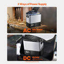 Portable Car Refrigerator Freezer Compressor 55L Dual Zone for Car Home-6
