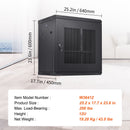 12U Wall Mount Network Server Cabinet, 15.5'' Deep, Server Rack Cabinet Enclosure, 200 lbs Max. Ground-mounted Load Capacity, with Locking Door Side Panels, for IT Equipment, A/V Devices-7