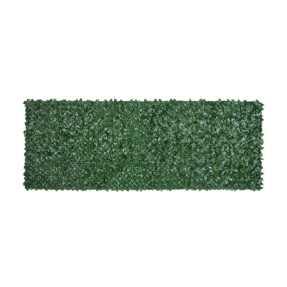Ivy Privacy Fence, 59 x 98 in Artificial Green Wall Screen, Greenery Ivy Fence with Mesh Cloth Backing and Strengthened Joint, Faux Hedges Vine Leaf Decoration for Outdoor Garden, Yard, Balcony