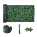 Ivy Privacy Fence, 59 x 98 in Artificial Green Wall Screen, Greenery Ivy Fence with Mesh Cloth Backing and Strengthened Joint, Faux Hedges Vine Leaf Decoration for Outdoor Garden, Yard, Balcony-11