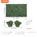 VEVOR Ivy Privacy Fence, 59 x 98 in Artificial Green Wall Screen, Greenery Ivy Fence with Mesh Cloth Backing and Strengthened Joint, Faux Hedges Vine Leaf Decoration for Outdoor Garden, Yard, Balcony-7