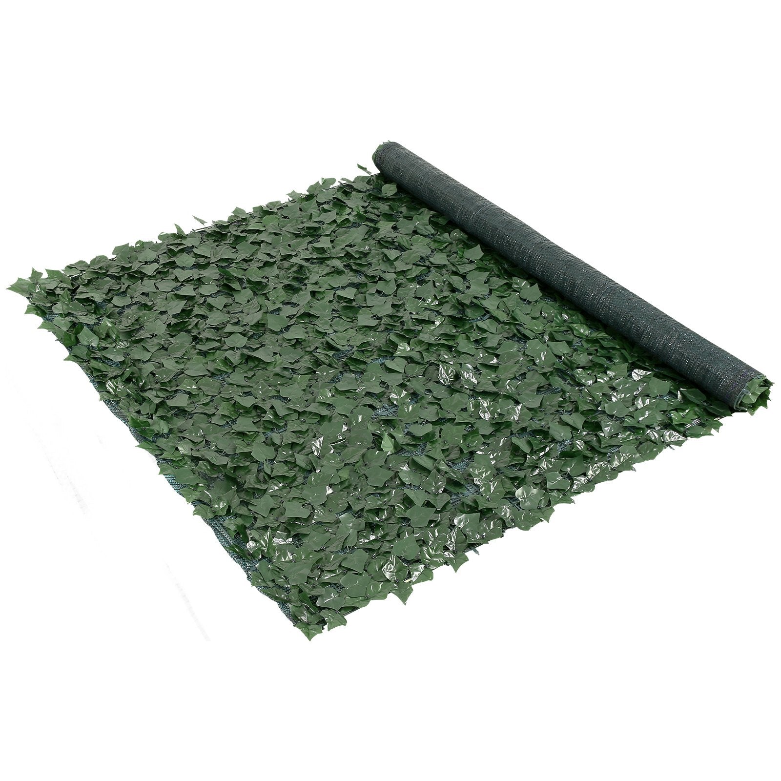 VEVOR Ivy Privacy Fence, 59 x 98 in Artificial Green Wall Screen, Greenery Ivy Fence with Mesh Cloth Backing and Strengthened Joint, Faux Hedges Vine Leaf Decoration for Outdoor Garden, Yard, Balcony