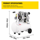 Air Compressor 6.6 Gallon, Portable Air Compressor 1 HP, Oil Free Air Compressor Steel Tank 750W, Pancake Air Compressor 115 PSI, Ultra Quiet Compressor for Home Repair, Tire Inflation-7