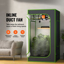 Inline Duct Fan, 102mm 129.7 CFM with Variable Speed Controller, Quiet AC-motor Ventilation Exhaust Fan for Cooling Booster, Grow Tents, Hydroponics-2